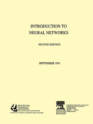 cover image of Introduction to Neural Networks